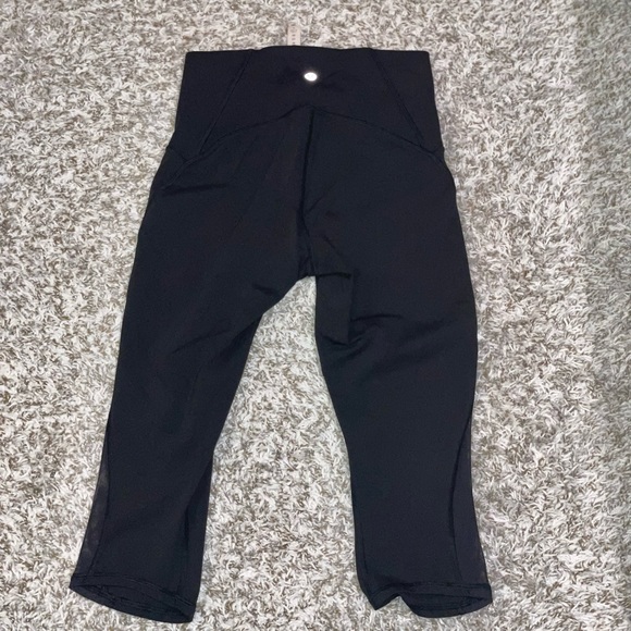 Lululemon Train Times Black Crop Leggings - Picture 3 of 4